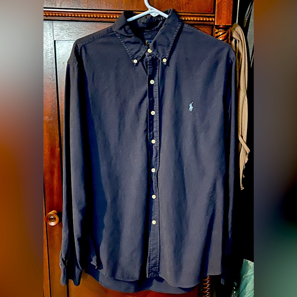 Mens Polo Ralph Lauren long sleeve slim fit button down shirt